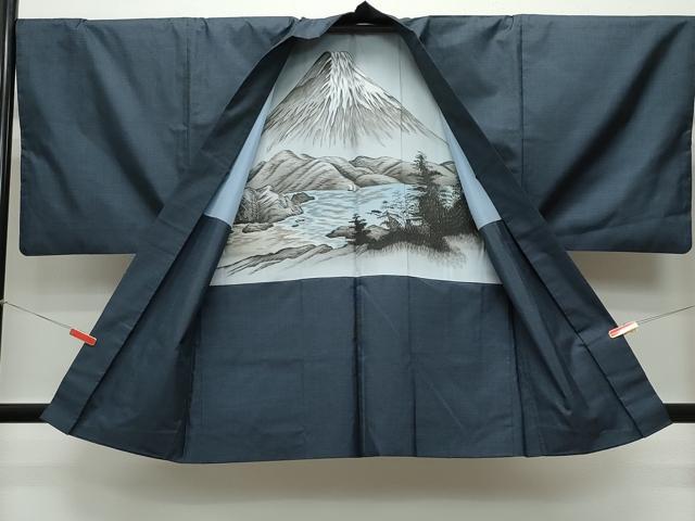 平和屋着物●男性 本場大島紬 アンサンブル 120亀甲 総詰め 正絹 逸品 CAAR8134vf