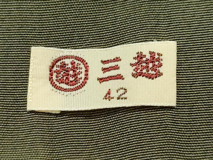 平和屋着物●訪問着 紬地 風景草花文 三越扱い 正絹 逸品 CAAR8149vf