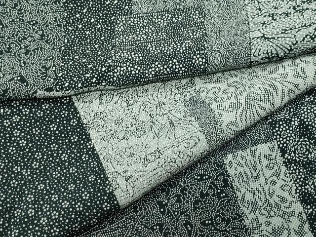 平和屋着物●上質な小紋 吉祥花文 正絹 逸品 CAAR8161vf