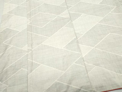 平和屋着物●本場大島紬　白大島　160亀甲　吉祥文　高島屋扱い　正絹　逸品　CAAR8191vf