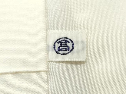 平和屋着物●本場大島紬　白大島　160亀甲　吉祥文　高島屋扱い　正絹　逸品　CAAR8191vf