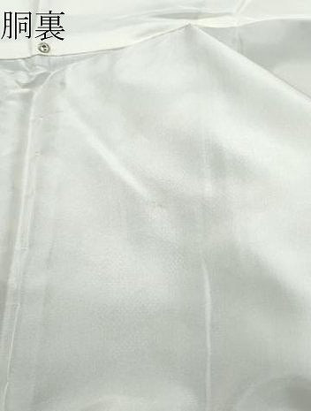 平和屋着物●本場大島紬 7マルキ 泥染め 笹梅七宝文 正絹 逸品 CAAR8215vf