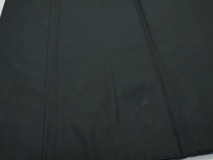 平和屋着物●男性　黒紋付　羽織セット　正絹　逸品　CAAR8218vf