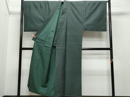 平和屋着物●男性　本場大島紬　アンサンブル　前山織物謹製　草木染　160亀甲 総詰め 証紙付き キングサイズ 正絹 逸品 未使用 CAAR8219vf