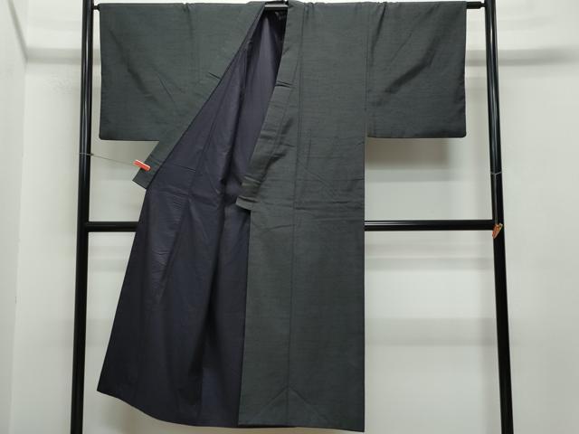 平和屋着物●男性 紬 アンサンブル 檳榔子染色 正絹 逸品 CAAR8224vf