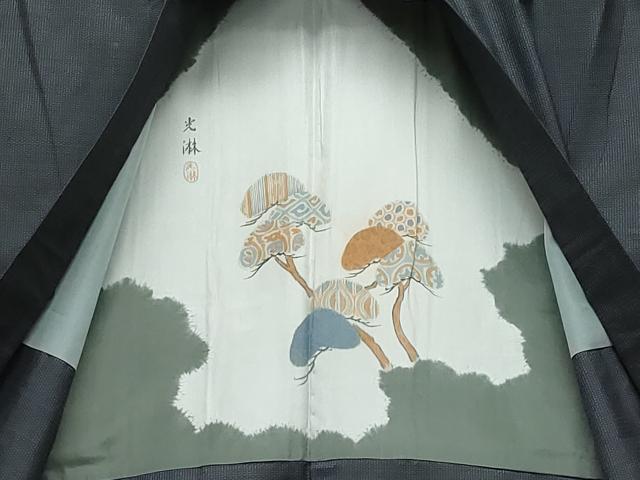 平和屋着物●男性 本場大島紬 アンサンブル 100.亀甲 前田紬工場謹製 総詰め 証紙付き 正絹 逸品 CAAR8226vf