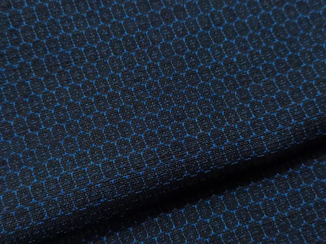 平和屋着物●男性 紬 アンサンブル 100亀甲 正絹 逸品 CAAR8227vf