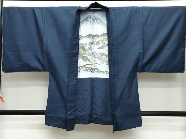 平和屋着物●男性 紬 アンサンブル 100亀甲 正絹 逸品 CAAR8227vf