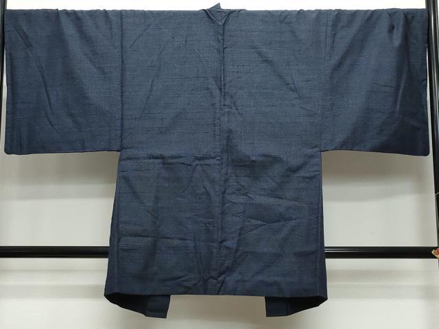 平和屋着物●男性 紬 アンサンブル 80亀甲 正絹 逸品 CAAR8230vf