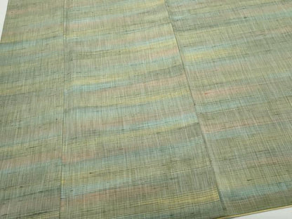 平和屋着物●上質な紬　霞文　正絹　逸品　CAAR8244vf