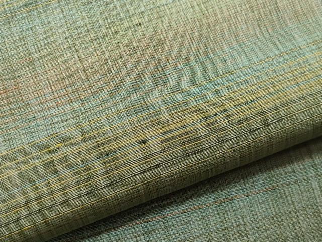 平和屋着物●上質な紬　霞文　正絹　逸品　CAAR8244vf