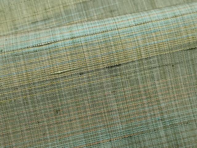 平和屋着物●上質な紬　霞文　正絹　逸品　CAAR8244vf