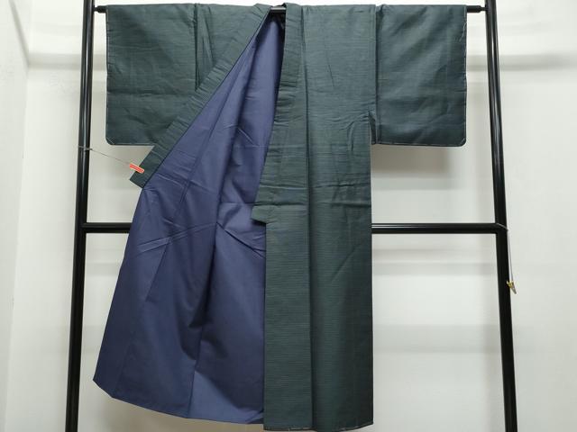 平和屋着物●男性 紬 アンサンブル 亀甲柄 正絹 逸品 CAAR8295vf