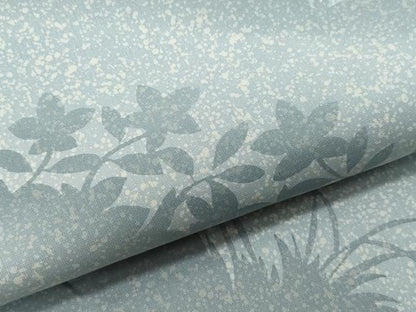 平和屋着物●訪問着 本場染大島紬 草花シルエット 正絹 逸品 CAAR8310vf