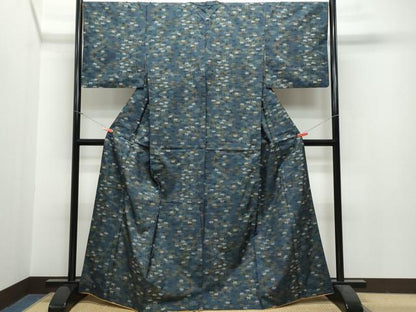 平和屋着物●本場大島紬 7マルキ 笹 正絹 逸品 CAAR8330vf