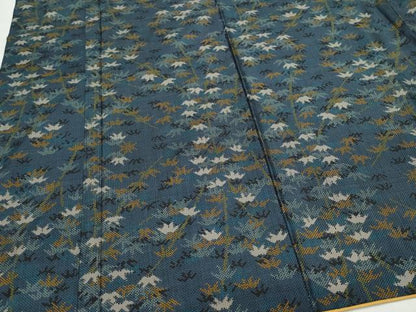 平和屋着物●本場大島紬 7マルキ 笹 正絹 逸品 CAAR8330vf