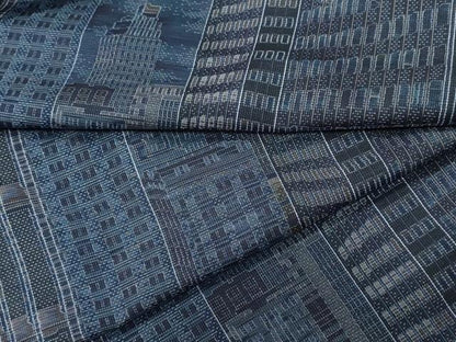 平和屋着物●本場大島紬 9マルキ 風景文 正絹 逸品 未使用 CAAR8369vf