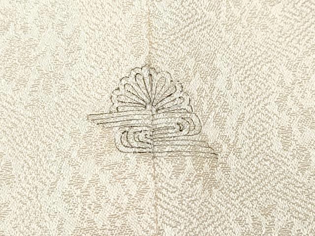 平和屋着物●訪問着 佐賀錦 刺繍 色紙松花文 銀彩 正絹 逸品 CAAR8382vf
