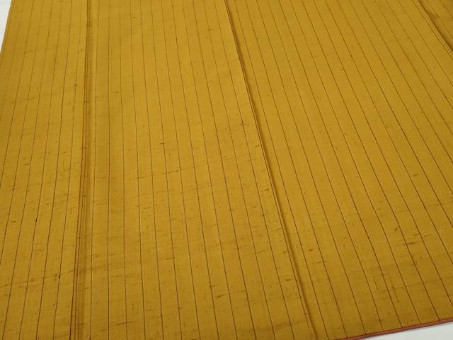 平和屋着物●上質な紬 縞 正絹 逸品 CAAR8385vf
