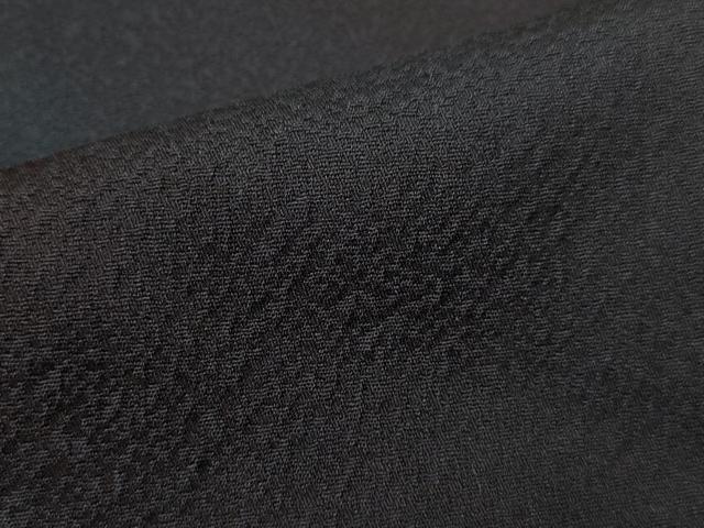 平和屋着物＃道行コート リバーシブル 霞文 暈し染め 黒地 正絹 逸品 CAAR9166id