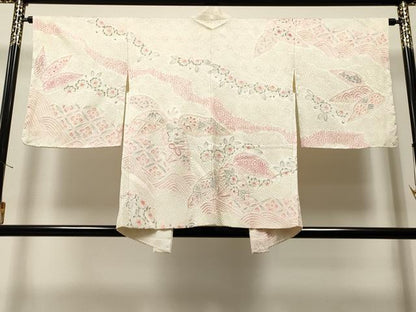 平和屋着物＃羽織　総絞り　辻が花　暈し染め　正絹　逸品　CAAR9170id