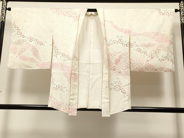 平和屋着物＃羽織　総絞り　辻が花　暈し染め　正絹　逸品　CAAR9170id