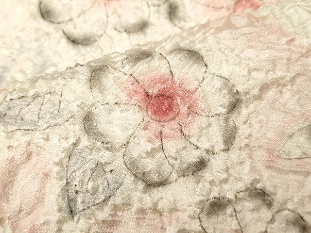 平和屋着物＃羽織　総絞り　辻が花　暈し染め　正絹　逸品　CAAR9170id