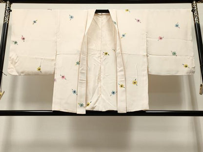 平和屋着物＃羽織　舞花文　正絹　逸品　CAAR9174id