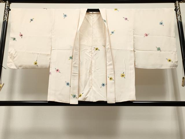 平和屋着物＃羽織　舞花文　正絹　逸品　CAAR9174id