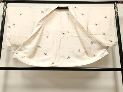 平和屋着物＃羽織　舞花文　正絹　逸品　CAAR9174id