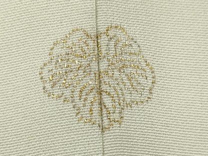平和屋着物∞羽織 総刺繍 枝花文 暈し染め 銀糸 正絹 逸品 CAAR9188id