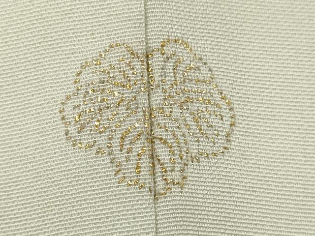 平和屋着物∞羽織 総刺繍 枝花文 暈し染め 銀糸 正絹 逸品 CAAR9188id