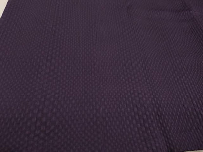 平和屋着物＃道行コート 紫紺色 正絹 逸品 CAAR9191id