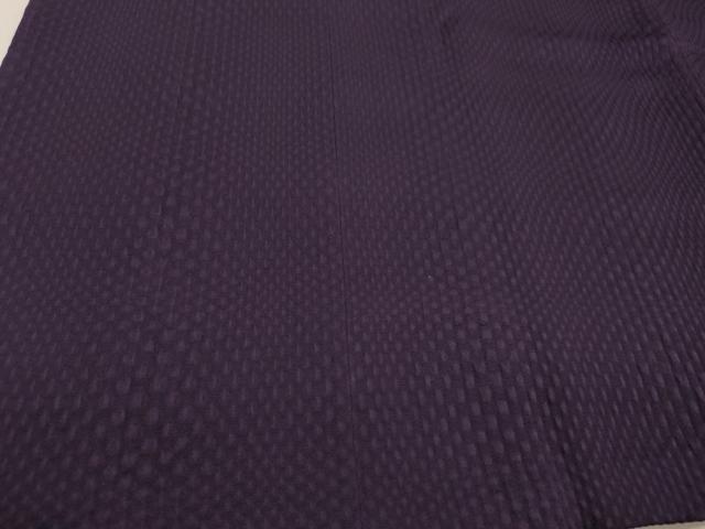 平和屋着物＃道行コート 紫紺色 正絹 逸品 CAAR9191id