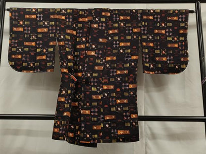平和屋着物∞道中着　吉祥文　ろうけつ染め　高島屋扱い　ロング丈　正絹　逸品　未使用　CAAR9194id