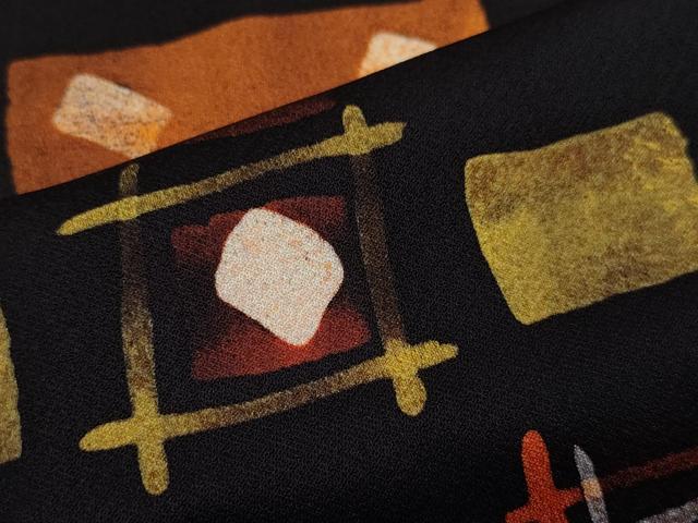 平和屋着物∞道中着　吉祥文　ろうけつ染め　高島屋扱い　ロング丈　正絹　逸品　未使用　CAAR9194id