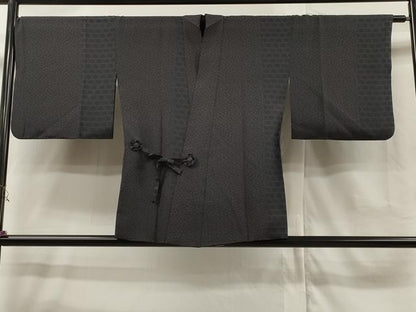 平和屋着物∞道中着　籠目花間　正絹　逸品　CAAR9196id