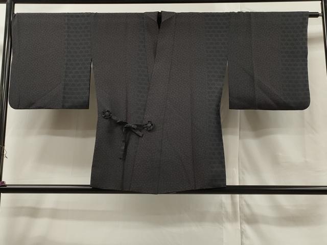 平和屋着物∞道中着　籠目花間　正絹　逸品　CAAR9196id