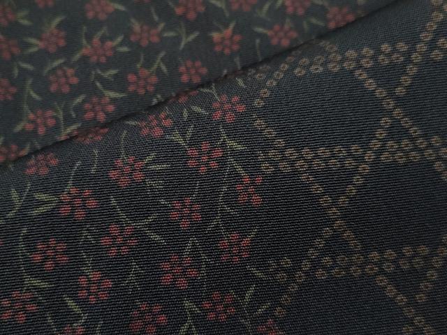平和屋着物∞道中着　籠目花間　正絹　逸品　CAAR9196id