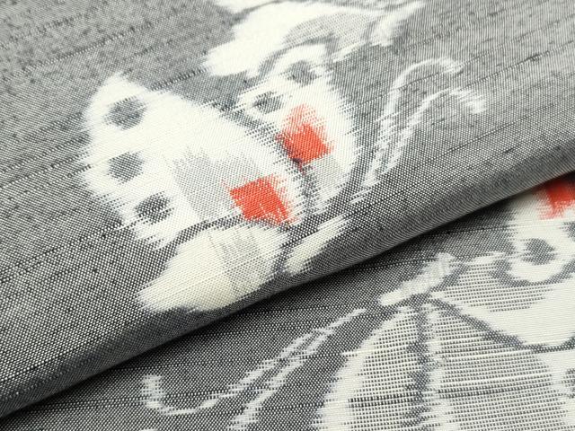 平和屋着物●上質な紬 舞蝶文 正絹 逸品 CAAS0001th