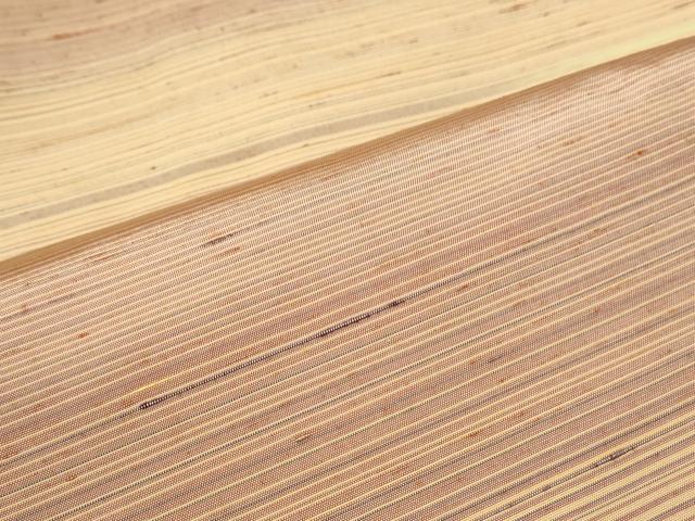 平和屋着物●上質な紬 横段文 正絹 逸品 CAAS0011th