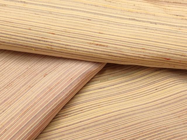 平和屋着物●上質な紬 横段文 正絹 逸品 CAAS0011th