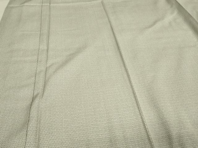 平和屋着物●男性　お召　130亀甲　正絹　逸品　CAAS0037th