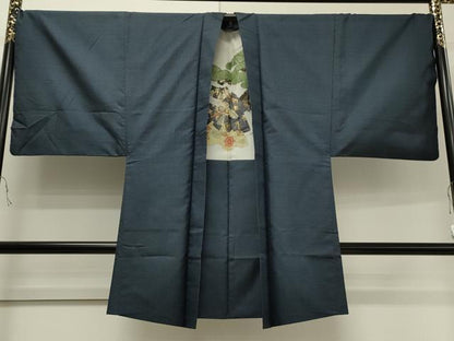 平和屋着物●男性　本場大島紬　アンサンブル　100亀甲　総詰め　正絹　逸品　CAAS0084th