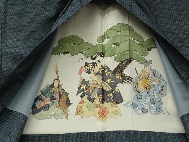 平和屋着物●男性　本場大島紬　アンサンブル　100亀甲　総詰め　正絹　逸品　CAAS0084th