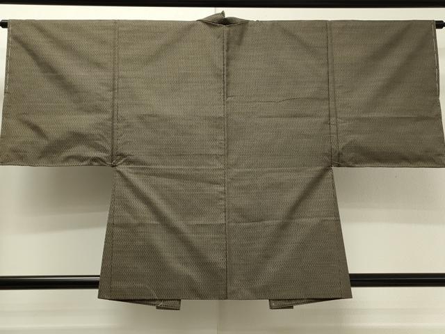 平和屋着物●男性 本場大島紬 アンサンブル 亀甲文様 富山知靖作 正絹 逸品 未使用 CAAS0086th