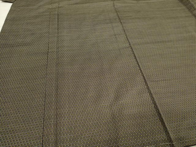 平和屋着物●男性 本場大島紬 アンサンブル 亀甲文様 富山知靖作 正絹 逸品 未使用 CAAS0086th