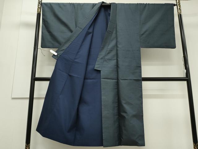 平和屋着物●男性　本場大島紬　アンサンブル　100亀甲　総詰め　正絹　逸品　CAAS0125th