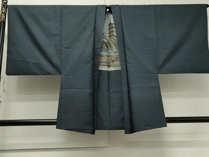 平和屋着物●男性　本場大島紬　アンサンブル　100亀甲　総詰め　正絹　逸品　CAAS0125th