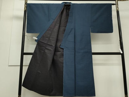 平和屋着物●男性　本場大島紬　アンサンブル　100亀甲　総詰め　正絹　逸品　CAAS0126th